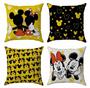 Imagem de Kit 4 Capas Decorativas Personalizadas Luxo Casa Minnie