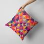 Imagem de Kit 4 Capas para Almofadas Decorativas Geométricos Multicolor