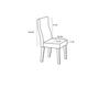 Imagem de Kit 4 Capas para Cadeira de Jantar com Elástico Malha Gel Diversas Cores Proteção e Charme Moderno