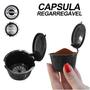 Imagem de Kit 4 Cápsulas Reutilizável Dolce Gusto Recarregável Cafe
