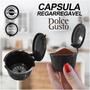 Imagem de Kit 4 Cápsulas Reutilizável Dolce Gusto Recarregável Cafe