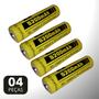 Imagem de Kit 4 Cargas Recarregáveis 5200mAh 3.7V P/ Lanternas