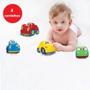 Imagem de Kit 4 Carrinhos Brinquedo Infantil Baby Car 513BC Big Star