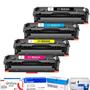 Imagem de Kit 4 Cartuchos de Toner 414A W2020 W2021 W2022 W2023 Compatível C/ M454DW M454DN M479FDW C/ CHIP