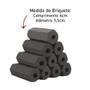 Imagem de Kit 4 Carvão Premium Briquete Brasa Rápida Premium 3kg