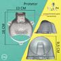Imagem de Kit 4 Case Protetor Super Resistente para Câmera Dome Cinza