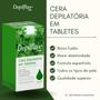 Imagem de Kit 4 Cera Quente Depilatória Depilação Profissional Hortelã Depilflax Barra 250g