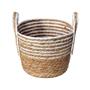 Imagem de Kit 4 Cesto Multiuso de Fibra Natural Com Alça 29X24CM