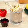 Imagem de Kit 4 Cestos Fritura 8cm - Inox