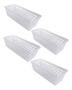 Imagem de Kit 4 Cestos Transparente Multiuso Comprido 28x11x8cm 1121