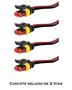 Imagem de KIT 4 Chicote para Lanterna Automóvel Caminhão Ônibus com Conector Selado de 2 Vias