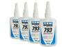 Imagem de Kit 4 cola adesivo instantaneo tek bond 793 100g