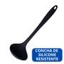 Imagem de Kit 4 Concha Silicone Antiaderente Para Feijão Sopas Caldos Utensílio Casa Cozinha Buffet Lanchonete