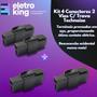 Imagem de Kit 4 Conectores C/ Terminais 2 Vias Som Automotivo Conjunto