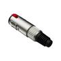 Imagem de Kit 4 Conectores Plug Wireconex P10 WC197 Fêmea C/ Trava