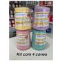 Imagem de Kit 4 cones de Barbantes Crochetka 600gra