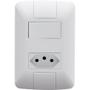 Imagem de Kit 4 Conj 4x2 1 Interruptor Tomada 2P+T 10A 250V Tramontina