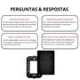 Imagem de Kit 4 Conjunto Interruptor Duplo 4x2 Black Preto Habitat Fame