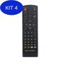 Imagem de Kit 4 Controle Remoto Para Conversor Tv Digital Multilaser Re207