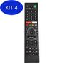 Imagem de Kit 4 Controle Remoto Tv Sony Bravia Rmt-Tz300