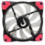 Imagem de Kit 4 Cooler Fan Wind Led Vermelho Rise Mode RM-WN-01-BR