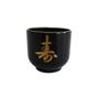 Imagem de Kit 4 Copo Guinomi Bebida Japonesa Coreana Sake Saque 80ml Preto