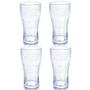Imagem de Kit 4 Copos Coca-Cola 530ml Transparente Premium Plasútil