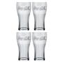 Imagem de Kit 4 Copos Coca Cola Transparente 470ml Nadir