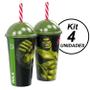 Imagem de Kit 4 Copos do Hulk de Orelha Festa Infantil Decoração Lembrancinha Aniversário