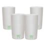 Imagem de Kit 4 Copos Eco Big Drink Branco Green Cups 500 Ml