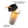 Imagem de Kit 4 Copos Metalizados 750ml Drink Carnaval Com Tampa