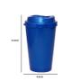 Imagem de Kit 4 Copos Mug Azul 320Ml Plástico Premium