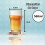 Imagem de Kit 4 copos nonic para cerveja  560 ml