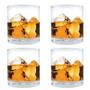 Imagem de Kit 4 Copos Para Whisky Drink Luxo Vidro Bar Nadir 265ml