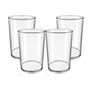 Imagem de Kit 4 Copos Short Drink 200 Ml Transparente Em Acrílico