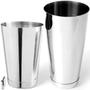 Imagem de Kit 4 Coqueteleiras Inox Profissional Boston Drink 2 Copos