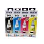 Imagem de Kit 4 Cores Refil L355 L365 T664