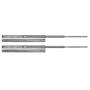 Imagem de Kit 4 Corrediças Telescópicas 50Cm 25Kg Para Gaveta 2 Pares