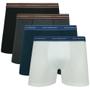 Imagem de Kit 4 Cueca Lupo Masculina Adulto Box Boxer Algodão Lupo Original Cores Sortidas E Sem Branco