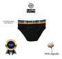 Imagem de Kit 4 Cueca Lupo Slip Infantil Cós Elástico Cueca De Algodão