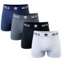 Kit 4 Cuecas Box Microfibra Lisa Sem Costura Polo Wear Imagem de Kit 4 Cuecas Box Microfibra Lisa Sem Costura Polo Wear