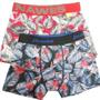 Imagem de Kit 4 Cuecas Boxer Nawes Estampadas Microfibra Conforto N23