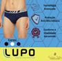 Imagem de Kit 4 Cuecas Masculina Slip Lupo Microfibra Adulto Sem Costura Original Marinho P-XG