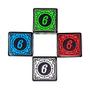 Imagem de Kit 4 Dados D6 Runas - 6 faces- RPG