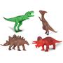 Imagem de Kit 4 Dinossauros Em Vinil Macio - Super Toys