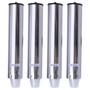 Imagem de Kit 4 Dispensers Redondos 200ml Inox