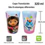 Imagem de Kit 4 em1 Casa Mágica da Gabby 2 Copos Garrafinha e Caneca