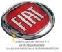 Imagem de Kit 4 Emblema Adesivo Calota Fiat Vermelho 48mm Resinado