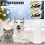 Imagem de Kit 4 Escova de Dentes em Silicone para Pets Cães de Estimação Limpa Dentes do Gatos