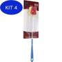 Imagem de Kit 4 Escova Longa 38 Cm Ideal Para Lavar Garrafas E Mamadeiras